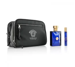 Versace Dylan Blue Gift Set Eau de Toilette Spray 100 ml + EDT 10 ml + Black Bag