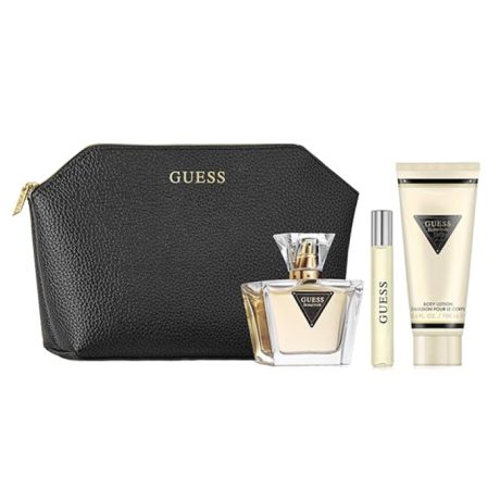 GUESS SEDUCTIVE L EDT 75ML+B/L 100ML+MINI 15ML+ POUCH SET