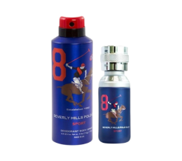 Beverly Hills Polo Club Sport No.8 Gift Set for Men EAU DE TOILETTE 50ml + Sport Deodorant 175ml