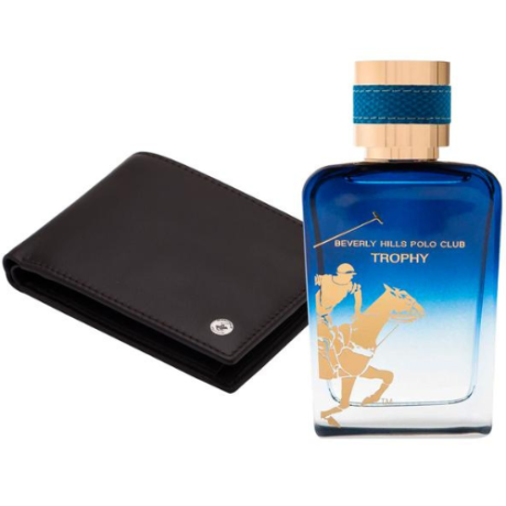 Beverly Hills Polo Club Trophy Eau De Toilette 100ML Set For Men