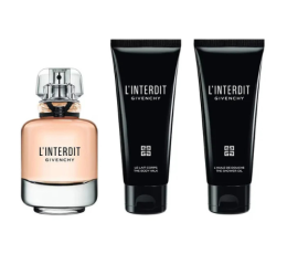 Givenchy L'interdit Set EDP 80ml + The Body Milk 75ml + The Shower Oil 75ml For Women