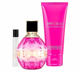 JIMMY CHOO ROSE PASSION EDP W 100ML +EDP 7.5 ML MINI+B/L 100ML