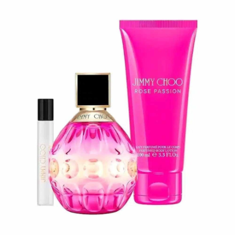 JIMMY CHOO ROSE PASSION EDP W 100ML +EDP 7.5 ML MINI+B/L 100ML