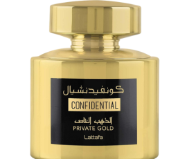 Lattafa Confidential Private Gold Unisex Eau De Parfum 100ml