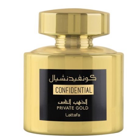 Lattafa Confidential Private Gold Unisex Eau De Parfum 100ml