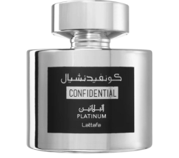 Lattafa Confidential Platinum Unisex Eau De Parfum 100ml