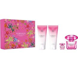 VERSACE BRIGHT CRYSTAL ABSOLU L EDP 90 ML VAPO+ S/G 100ML +B/L 100ML + MINI 5ML SET