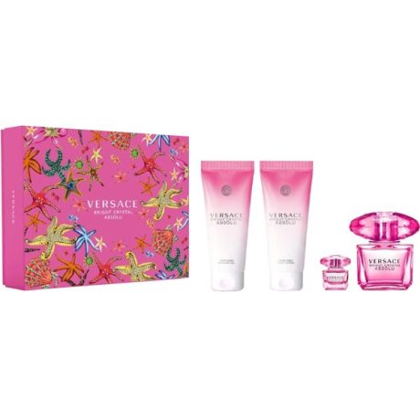 VERSACE BRIGHT CRYSTAL ABSOLU L EDP 90 ML VAPO+ S/G 100ML +B/L 100ML + MINI 5ML SET