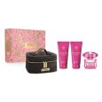 Versace Bright Crystal Absolu EDP 90ml + Body Lotion 100ml + Shower Gel 100ml + Handbag Gift Set For Women