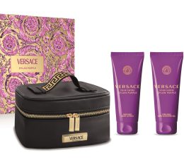 VERSACE DYLAN PURPLE L EDP 100ML+B/L 100ML+S/G 100ML +BAG SET
