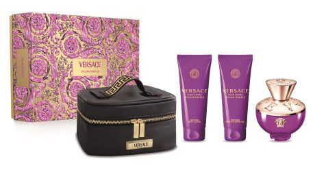VERSACE DYLAN PURPLE L EDP 100ML+B/L 100ML+S/G 100ML +BAG SET