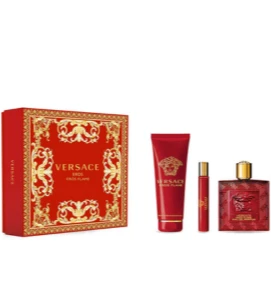 Versace Eros Flame M EDP 100 Ml +Shower Gel 150 Ml +Miniature 10 Ml Set