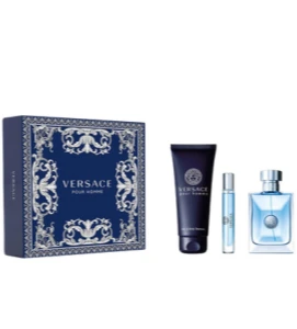 Versace Pour Homme EDT 100 Ml +Shower Gel 150 Ml +Miniature 10 Ml Set